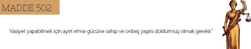 vasiyet nasıldır