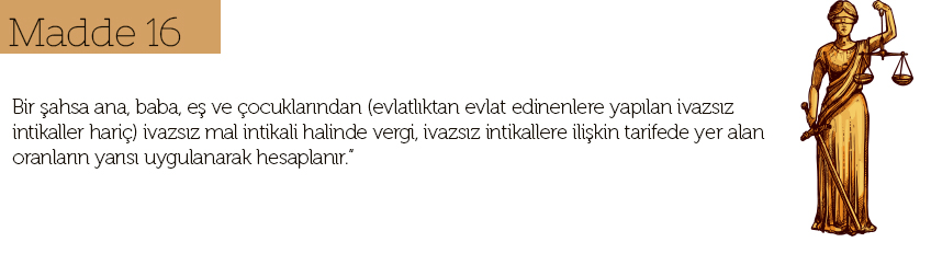 veraset ve intikal vergisi amdde 16 nedir