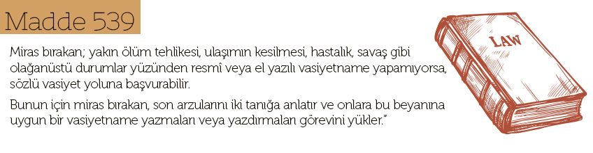 vasiyetnamenin geçersiz olduğu durumlar madde 539 nedir