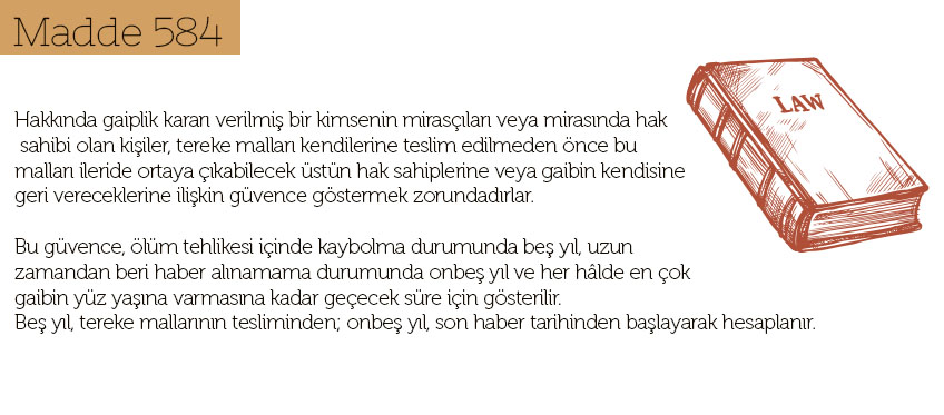 medeni kanun madde 584