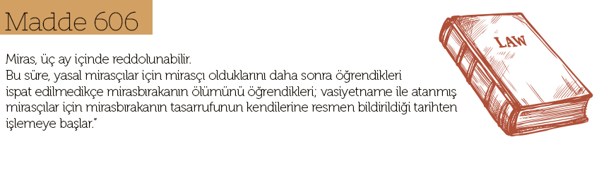reddi miras nasil yapılır madde 606 nedir