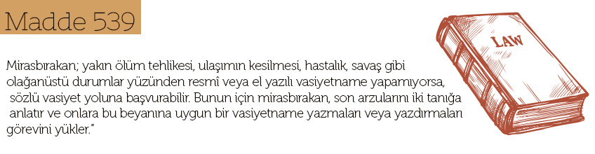 Medeni kanun el yazılı vasiyetname