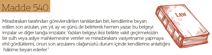 TÜRK MEDENİ KANUNU Madde 540 nedir
