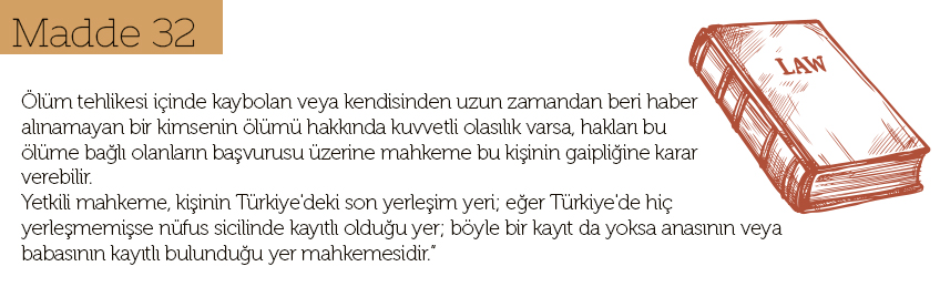 Gaiplik Süresi Madde 32